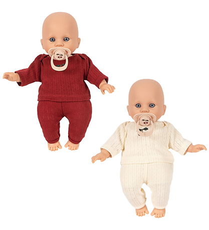 Konges Sløjd Dukker - Bobo og Bobbie - 2-pak - 33 cm - Multi