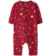 Name It Nightsuit - NbnVismas - Jester Red/Xmas AOP Red