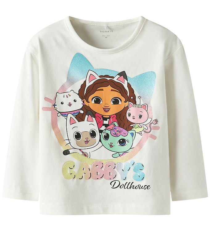 Name It Bluse - NmfNulla Gabby - Cloud Dancer