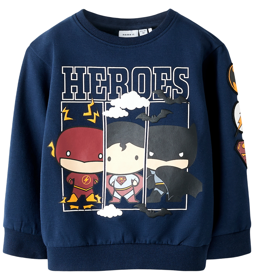 Name It Sweatshirt - NmmOsmus Batman - Navy Blazer - Name It - 3 Jahre (98) - Sweatshirts