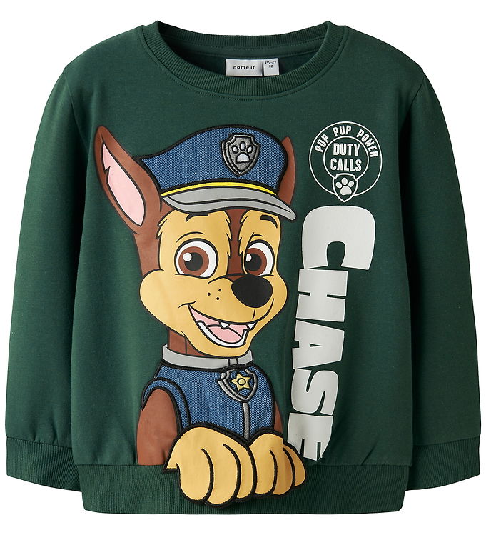 Name It Sweatshirt - NmmNeel Paw Patrol - Bistro Green