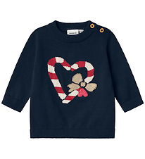 Name It Bluse - Strik - NbfReamo - Navy Blazer