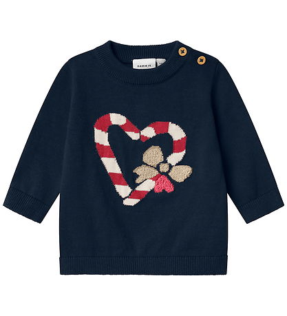 Name It Bluse - Strik - NbfReamo - Navy Blazer