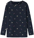 Name It Bluse - Rib - NmnRoko - Navy Blazer