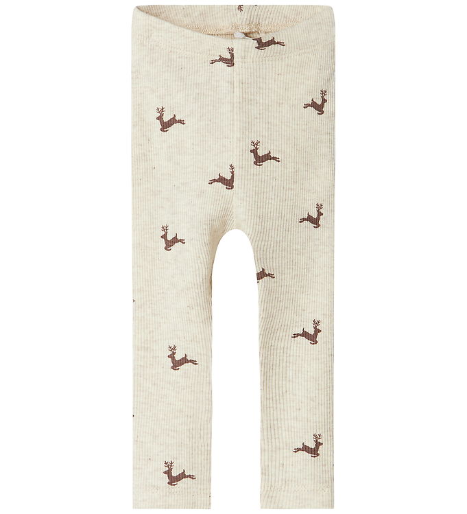 Name It Leggings - Rib - NbnRoko - Peyote Melange