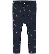 Name It Leggings - Rib - NbnRoko - Navy Blazer