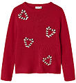 Nmae It Bluse - Strik - NkfRajul - Jester Red