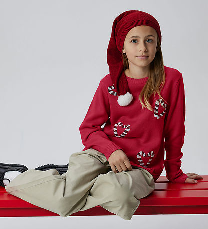 Nmae It Bluse - Strik - NkfRajul - Jester Red
