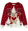 Name It Bluse - Strik - NknRebo - Jester Red Name It Bluse - Strik - NknRebo - Jester Red