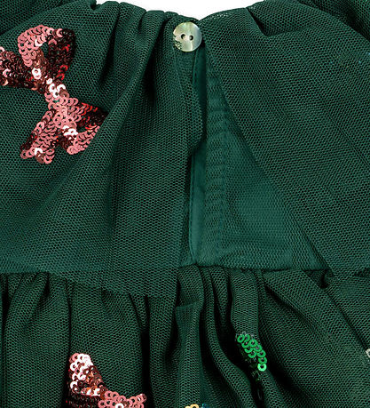 Konges Sløjd Tylkjole - Yvonne Christmas - Hunter Green m. Paill