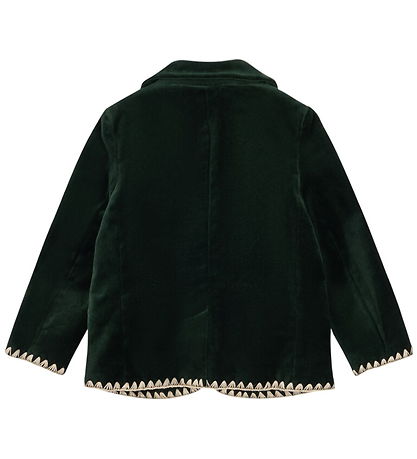 Konges Sløjd Blazer - Velour - Rocky - Dark Green