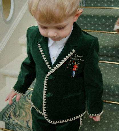 Konges Sløjd Blazer - Velour - Rocky - Dark Green
