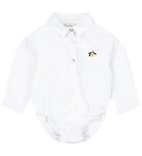 Konges Sløjd Skjortebody l/æ - Ray - Optic White Konges Sløjd Skjortebody l/æ - Ray - Optic White