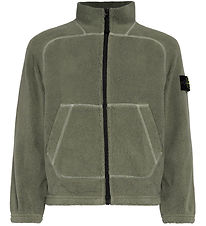 Stone Island Fleecejakke - Military Green Stone Island Fleecejakke - Military Green