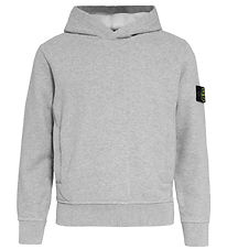 Stone Island Hættetrøje - Melange Grey Stone Island Hættetrøje - Melange Grey