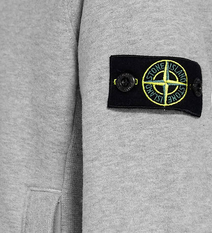Stone Island Hættetrøje - Melange Grey Stone Island Hættetrøje - Melange Grey