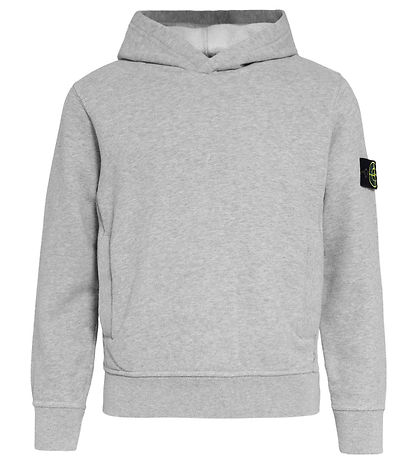Stone Island Hættetrøje - Melange Grey Stone Island Hættetrøje - Melange Grey