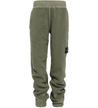 Stone Island Fleecebukser - Military Green