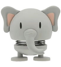 Hoptimist Soft Elephant - 7,6 cm - Grå