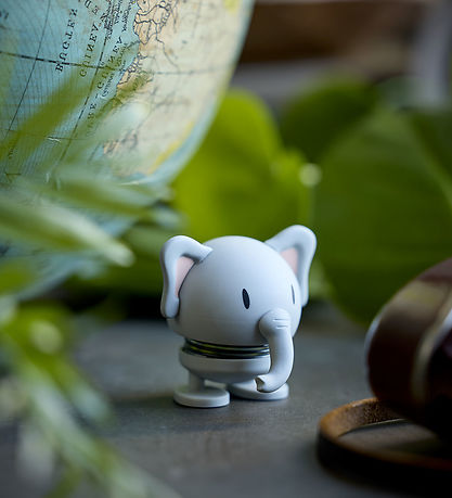 Hoptimist Soft Elephant - 7,6 cm - Grå