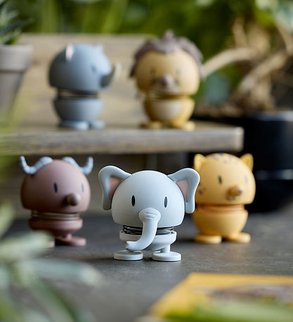 Hoptimist Soft Elephant - 7,6 cm - Grå