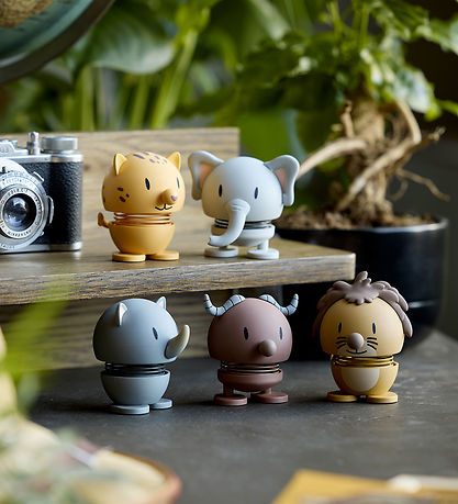 Hoptimist Soft Elephant - 7,6 cm - Grå