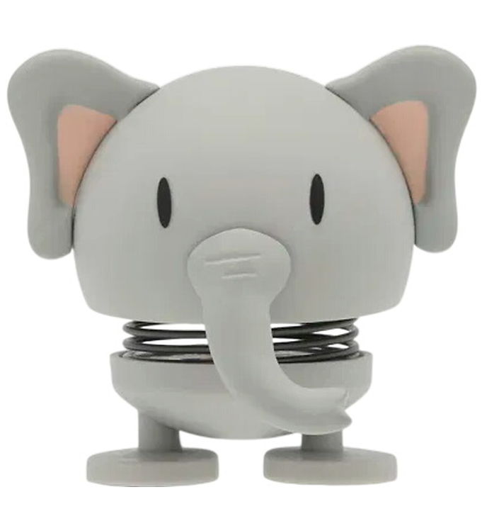 Hoptimist Soft Elephant - 7,6 cm - Grå