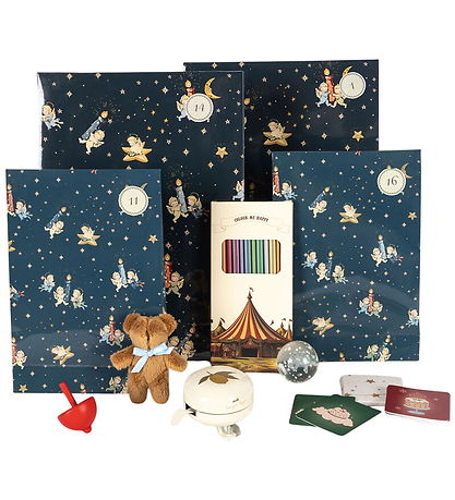 Konges Sløjd Advent Calendar w. 24 Gifts - Blue