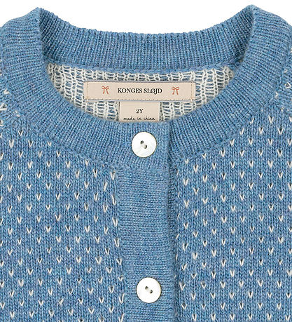 Konges Sløjd Cardigan - Uld/Polyamid - Angel