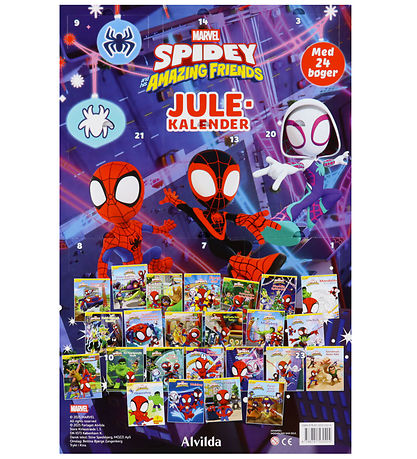 Alvilda Julekalender - Spidey - 24 Bøger