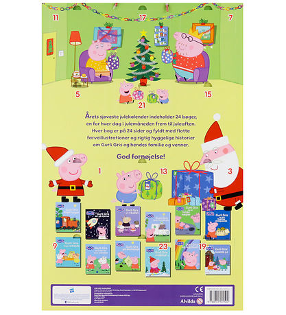 Alvilda Julekalender - Gurli Gris - 24 Bøger