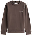 Tommy Hilfiger Sweatshirt - Mini Corp - Black Walnutbrown