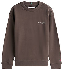 Tommy Hilfiger Sweatshirt - Mini Corp - Black Walnutbrown