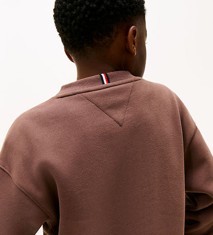 Tommy Hilfiger Sweatshirt - Mini Corp - Black Walnutbrown