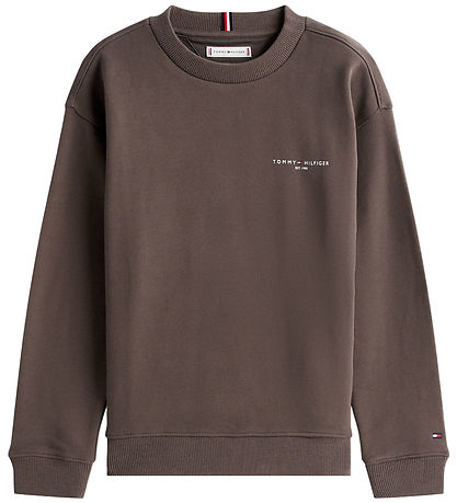 Tommy Hilfiger Sweatshirt - Mini Corp - Black Walnutbrown