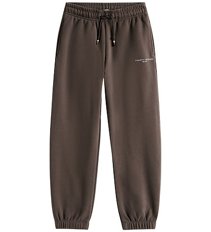 Tommy Hilfiger Sweatpants - Mini Corp - Black Walnutbrown