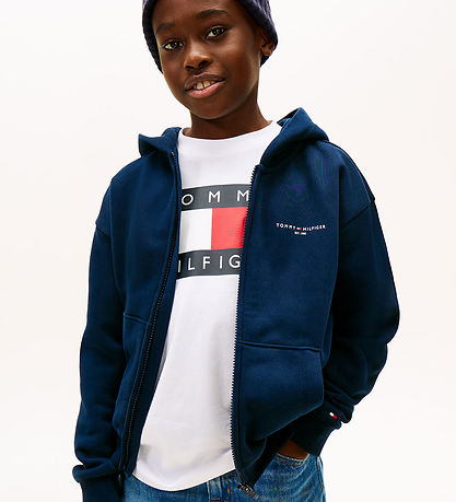 Tommy Hilfiger Cardigan - Mini Corp - Dark Night Navyblue