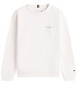 Tommy Hilfiger Sweatshirt - Mini Corp - Ancient Whitewhite