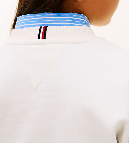 Tommy Hilfiger Sweatshirt - Mini Corp - Ancient Whitewhite