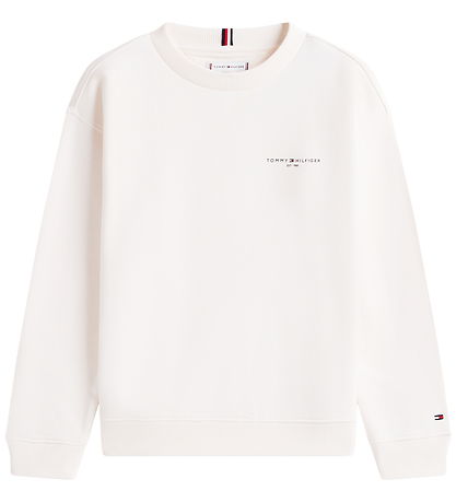 Tommy Hilfiger Sweatshirt - Mini Corp - Ancient Whitewhite