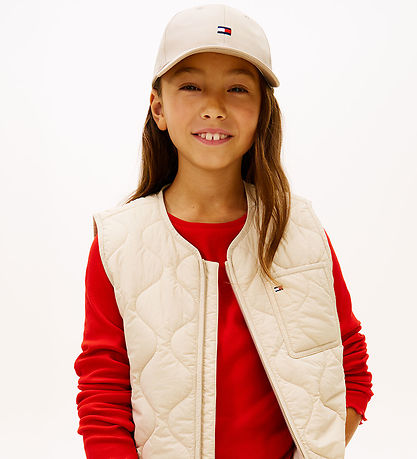 Tommy Hilfiger Kasket - Small Flag - Gulf SandBeige