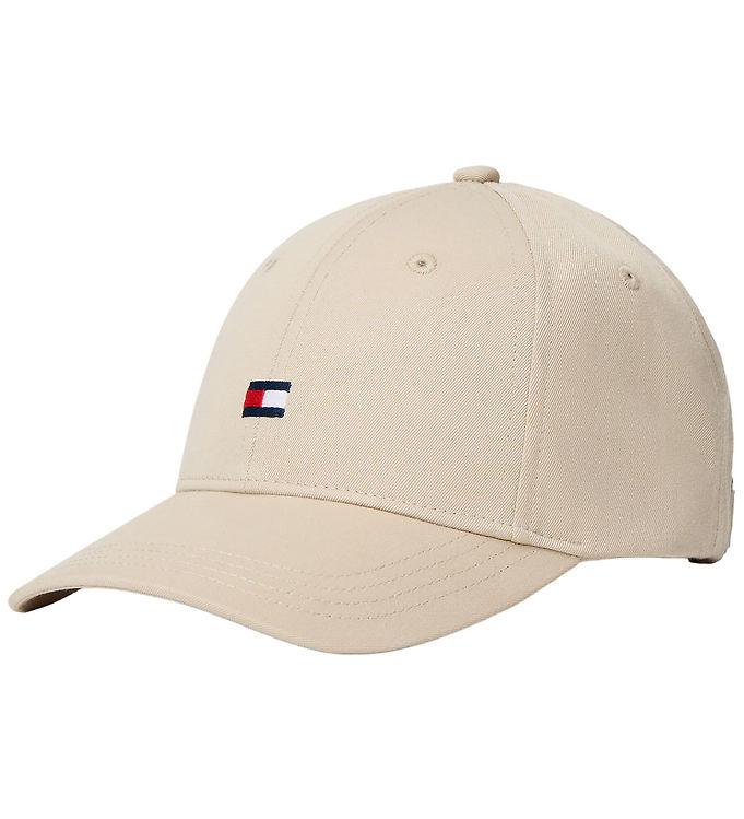 Tommy Hilfiger Kasket - Small Flag - Gulf SandBeige