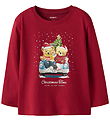 Name It Bluse - NmfVosmas - Jester Red/Xmas Bunny