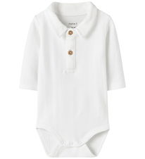 Name It Polo Body l/æ - NbmRobo - Bright White