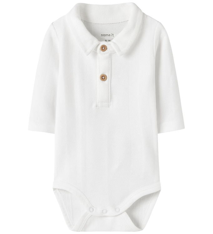 Name It Polobody l/æ - NbmRobo - Bright White