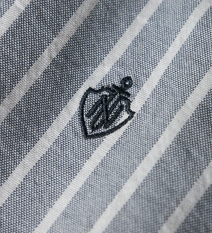 Name It Skjorte - NkmRekid - Flint Stone/Thin Stripe In Bright W