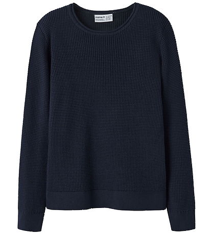 Name It Bluse - Strik - Rib - NkmViklas - Navy Blazer