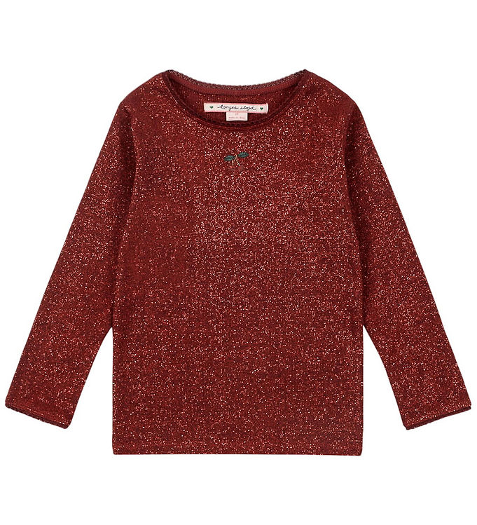 Konges Sløjd Bluse - Roli - Red Dahlia m. Glimmer