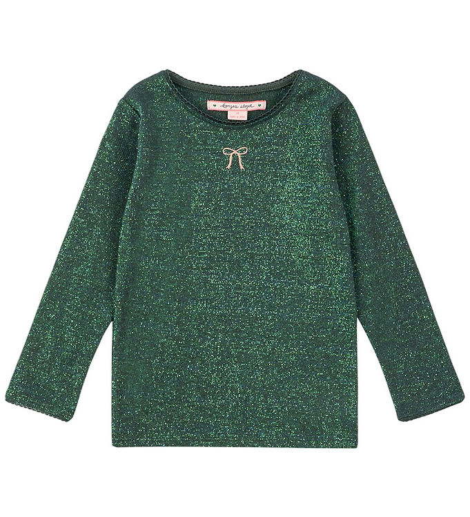 Konges Sløjd Bluse - Roli - Jungle Green m. Glimmer