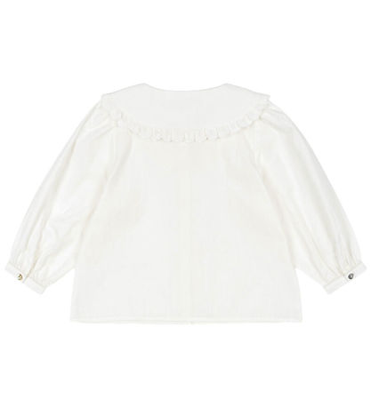 Konges Sløjd Skjorte - Coeur Collar - Optic White